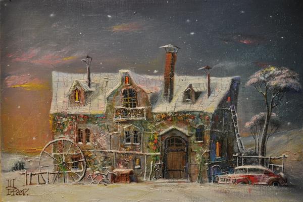 Gennady Alexandrovich Shlykov Old house.