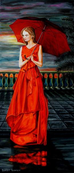 Roman Isakov Woman in Red